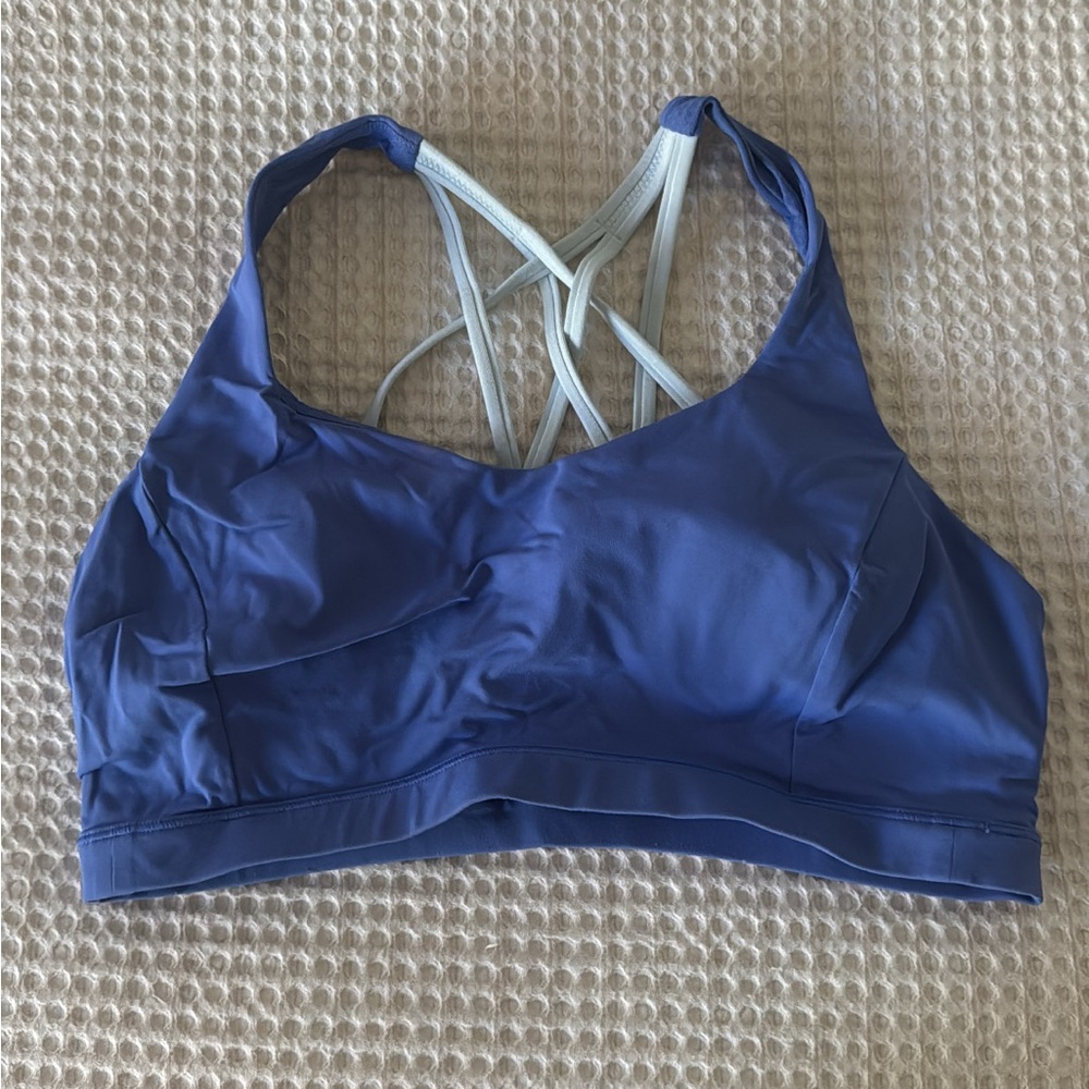 Lululemon blue sports bra